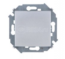 Механизм выключателя 1-кл. СП Simon 15 10А IP20 винт. зажим алюм. Simon 1591101-033