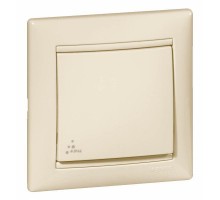 Механизм выключателя 1-кл. СП Valena 10А IP44 250В сл. кость Leg 774101