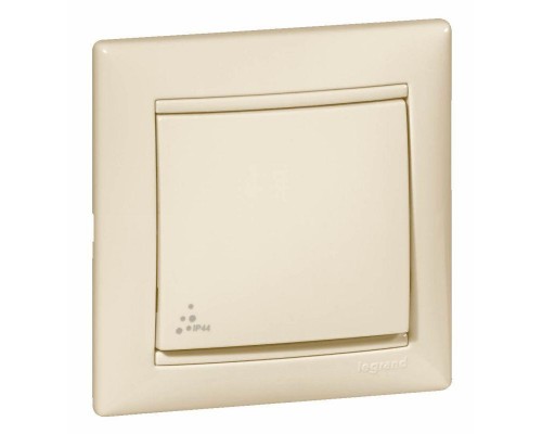 Механизм выключателя 1-кл. СП Valena 10А IP44 250В сл. кость Leg 774101