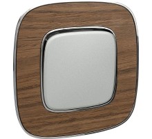Механизм выключателя 1-кл. СП Valena Allure 10А IP20 250В 10AX с лиц. панелью безвинт. зажимы алюм. Leg 752901