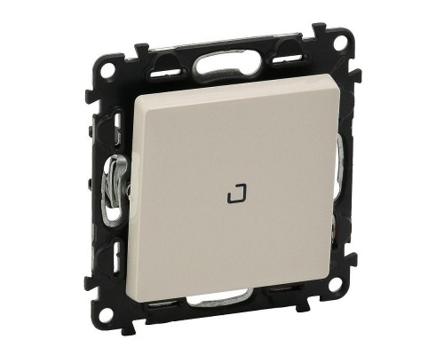 Механизм выключателя 1-кл. СП Valena Life 10А IP20 250В 10AX с индикацией с лиц. панелью безвинт. зажимы сл. кость Leg 752204