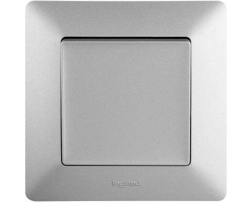 Механизм выключателя 1-кл. СП Valena Life 10А IP20 250В 10AX с лиц. панелью безвинт. зажимы алюм. Leg 752601