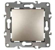 Механизм выключателя 1-кл. СП Эра12 10А IP20 12-1001-04 250В 10AX без м.лапок шампань Эра Б0014630
