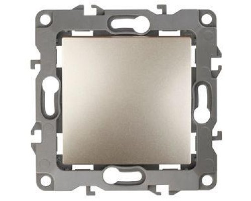 Механизм выключателя 1-кл. СП Эра12 10А IP20 12-1001-04 250В 10AX без м.лапок шампань Эра Б0014630