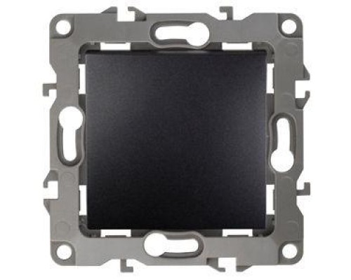 Механизм выключателя 1-кл. СП Эра12 10А IP20 12-1001-05 250В 10AX без м.лапок антрацит Эра Б0014631