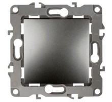 Механизм выключателя 1-кл. СП Эра12 10А IP20 12-1001-12 250В 10AX без м.лапок графит Эра Б0019272