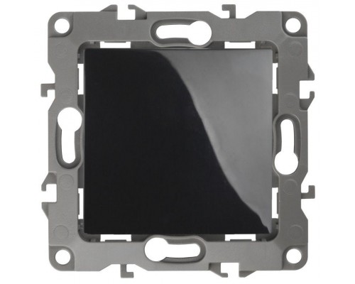 Механизм выключателя 1-кл. СП Эра12 10А IP20 12-1101-06 250В 10AX черн. Эра Б0014626