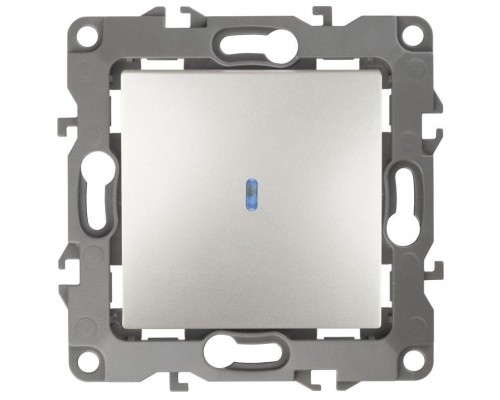 Механизм выключателя 1-кл. СП Эра12 10А IP20 12-1102-15 250В 10AX с подсветкой перламутр Эра Б0019427