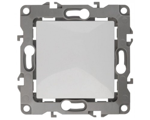 Механизм выключателя 1-кл. СП Эра12 10А IP20 12А-1001-01 250В 10AX Al+Cu бел. Эра Б0038584