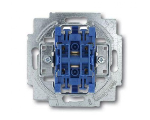 Механизм выключателя 2-кл. 1п СП 10А IP20 250В с подсветкой син. ABB 2CKA001012A1135