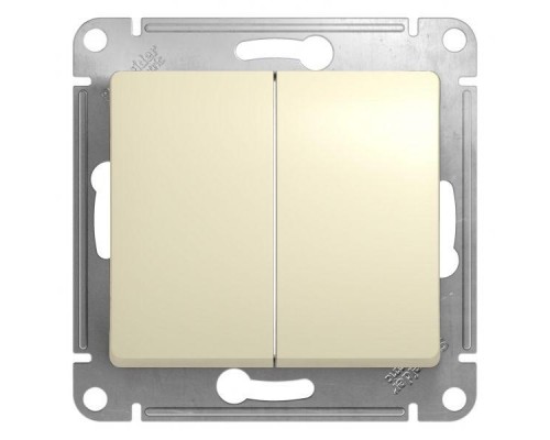 Механизм выключателя 2-кл. СП Glossa 10А IP20 (сх. 5) 10AX беж. SchE GSL000251