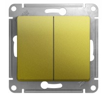 Механизм выключателя 2-кл. СП Glossa 10А IP20 (сх. 5) 10AX фисташк. SchE GSL001051