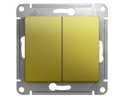 Механизм выключателя 2-кл. СП Glossa 10А IP20 (сх. 5) 10AX фисташк. SchE GSL001051