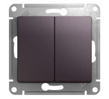 Механизм выключателя 2-кл. СП Glossa 10А IP20 (сх. 5) 10AX сиренев. туман SchE GSL001451