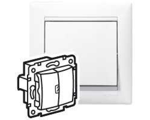 Механизм выключателя 2-кл. СП Valena 10А IP31 250В с оранж. индикацией бел. Leg 774445