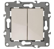 Механизм выключателя 2-кл. СП Эра12 10А IP20 12-1104-02 250В 10AX сл. кость Эра Б0014646