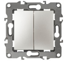 Механизм выключателя 2-кл. СП Эра12 10А IP20 12-1104-15 250В 10AX перламутр Эра Б0019290