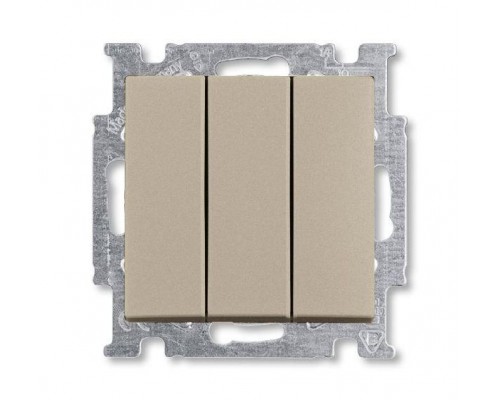 Механизм выключателя 3-кл. 1п СП Basic 55 16А IP20 250В с клавишей шампань ABB 2CKA001012A2163
