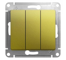 Механизм выключателя 3-кл. СП Glossa 10А IP20 (сх. 3) 10AX фисташк. SchE GSL001031