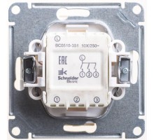 Механизм выключателя 3-кл. СП W59 10А IP20 10AX сл. кость SchE VS0510-351-2-86