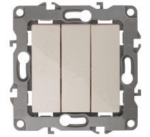 Механизм выключателя 3-кл. СП Эра12 10А IP20 12-1107-02 250В 10AX сл. кость Эра Б0014670