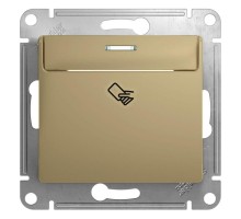 Механизм выключателя карточного 1-кл. СП Glossa 10А IP20 (сх. 6) титан SchE GSL000469