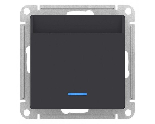 Механизм выключателя карточного СП AtlasDesign 10А IP20 без задержки времени карбон SchE ATN001067
