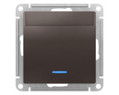 Механизм выключателя карточного СП AtlasDesign 10А IP20 без задержки времени мокко SchE ATN000667