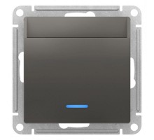Механизм выключателя карточного СП AtlasDesign 10А IP20 без задержки времени сталь SchE ATN000967