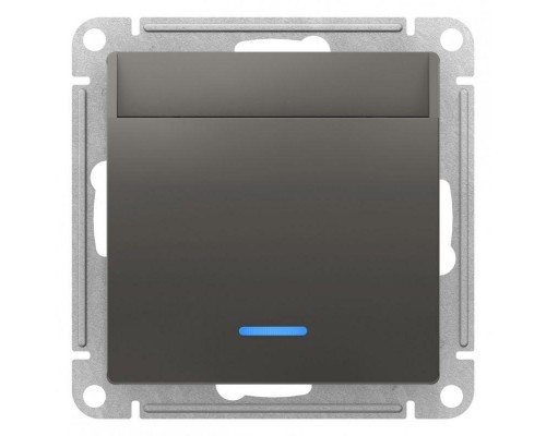 Механизм выключателя карточного СП AtlasDesign 10А IP20 без задержки времени сталь SchE ATN000967