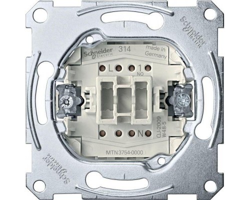 Механизм выключателя кноп. СП Merten отд. сиг. кон. + инд 10А SchE MTN3754-0000