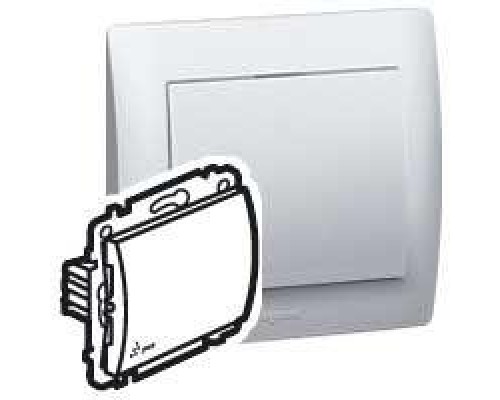 Механизм выключателя кноп. СП без фикс. Galea Life IP44 бел. Leg 771023