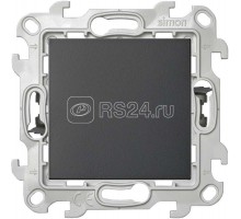 Механизм выключателя кнопочного 1-кл. 1п 2мод. СП Simon 24 10А IP20 Push&Go графит Simon 2420150-038