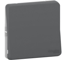 Механизм выключателя кнопочного Mureva Styl IP55 антрацит SchE MUR35027