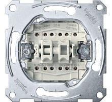 Механизм выключателя на 2 направления 2-кл. 1п СП Merten Antique 10А IP20 (сх. 6+6) SchE MTN3126-0000