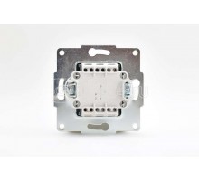 Механизм выключателя проходного 1-кл. 1п СП Karina 10А IP20 с подсветкой крем. LEZARD 707-0388-114