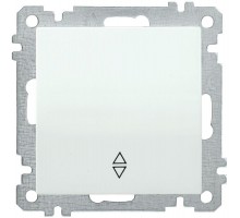 Механизм выключателя проходного 1-кл. СП Bolero 10А IP20 ВС10-1-2-Б бел. ИЭК EVB12-K01-10-1