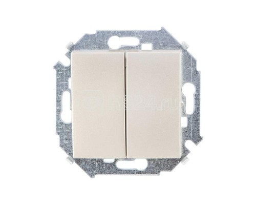 Механизм выключателя проходного 2-кл. СП Simon 15 16А IP20 250В винт. зажим шампань Simon 1591397-034