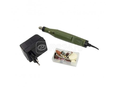 Микро-дрель с 27-ю насадками в кейсе Rexant 12-4453