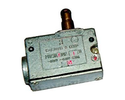 Микровыключатель МП 2303 У2 исп.05 IP54 (толкатель с пролольным расположением ролика; торцевой; винт) Электротехник ET006854