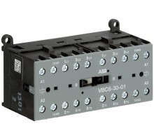 Миниконтактор реверсивный VBC6-30-01-01 9А(400В AC3) катушка 24В DС ABB GJL1213901R0011