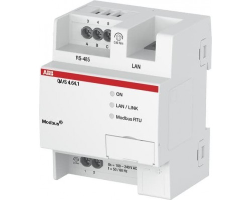 Модуль анализа QA/S4.64.1 энергопотребления Modbus на 64 счетчика ABB 2CDG110229R0011