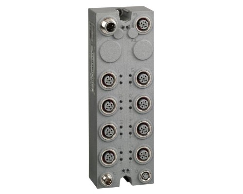 Модуль дискретный IP67 16вх. разъемы М12 SchE TM7BDI16A