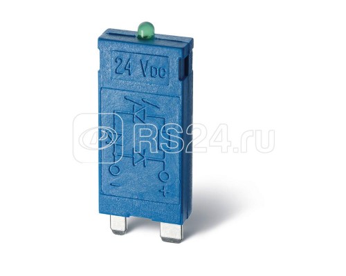 Модуль индикации и защиты LED + диод ( + A1) 110...220В DC зел. FINDER 9901922099