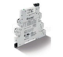 Модуль интерфейсный (сборка 34.51.7.012.0000 + 93.60.0.024.7) электромеханич. реле серия MasterBASIC 1CO 6А 12В AC/DC IP20 безвинт. клеммы Push-in версия ATEX FINDER 390100120073