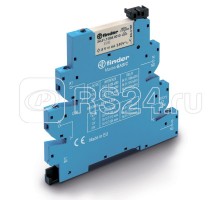 Модуль интерфейсный (сборка 34.51.7.012.0010 + 93.61.7.024) электромеханич. реле MasterBASIC 1CO 6А AgNi 12В AC/DC IP20 винт. клеммы FINDER 391100120060