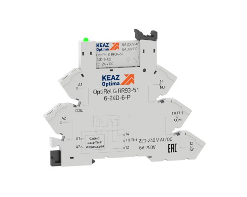 Модуль релейный OptiRel G RM38-61-110-125U-6-P-CO-G КЭАЗ 280995