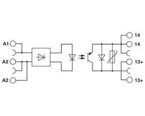 Модуль релейный PLC-OPT-220DC/300DC/1 Phoenix Contact 2900387