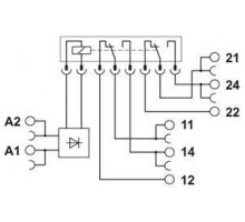 Модуль релейный PLC-RPT- 24DC/21-21 Phoenix 2900330