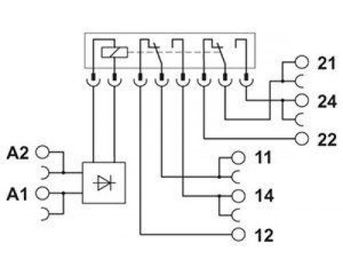 Модуль релейный PLC-RSC-12DC/21-21 Phoenix Contact 2967235